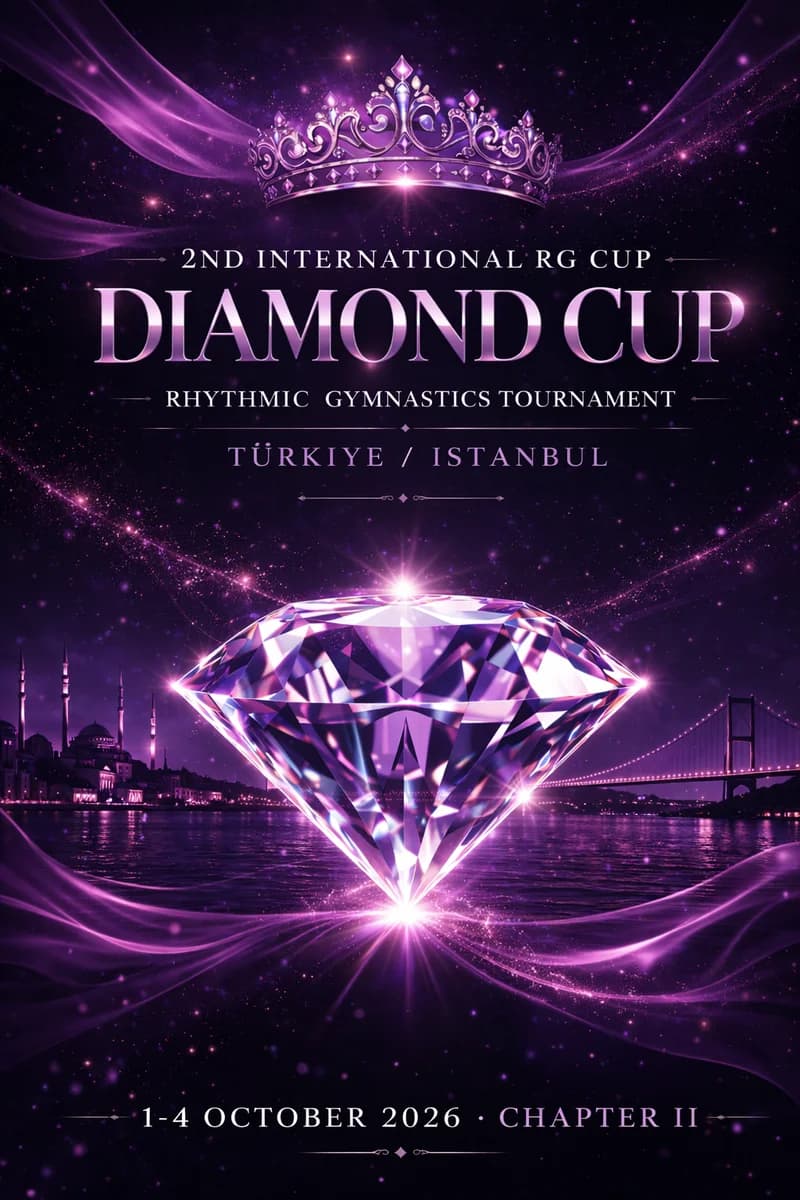 2. International RG Cup Diamond Cup afişi — 1–4 Ekim 2026, İstanbul